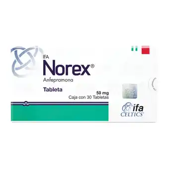Farmacias YZA Ifa-norex 50mg 30 tabs oferta
