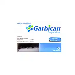 Farmacias YZA Garbican 75mg 28 caps oferta