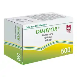 Farmacias YZA Dimefor t 500mg 60 tabs oferta
