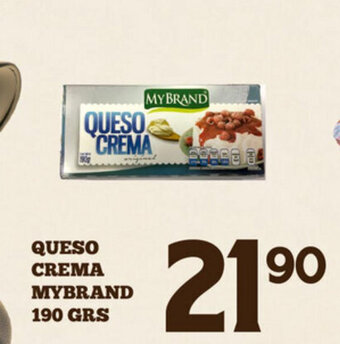Alsuper Queso Crema Mybrand 190 GRS oferta
