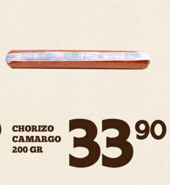 Alsuper Chorizo Camargo 200GR oferta