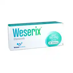 Farmacias YZA Weserix 90mg 28 tabs oferta