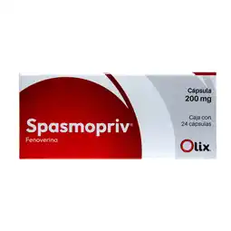 Farmacias YZA Spasmopriv 200mg 24 caps oferta