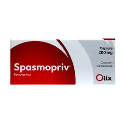 Farmacias YZA Spasmopriv 200mg 24 caps oferta