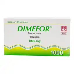 Farmacias YZA Dimefor 1000mg 30 tabs oferta