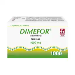 Farmacias YZA Dimefor 1000mg 30 tabs oferta