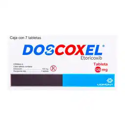 Farmacias YZA Doscoxel 120mg 7 tabs oferta