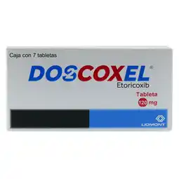 Farmacias YZA Doscoxel 120mg 7 tabs oferta