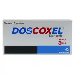 Farmacias YZA Doscoxel 120mg 7 tabs oferta