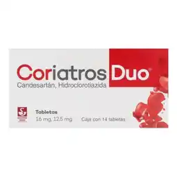 Farmacias YZA Coriatros duo 16mg/12.5mg 14 tabs oferta
