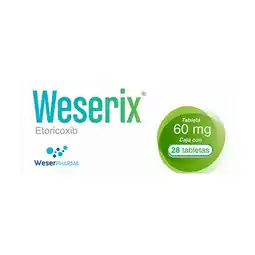 Farmacias YZA Weserix 60mg 28 tabs oferta