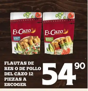 Alsuper Flautas de res o de Pollo del Cazo 12 Piezas a escoger oferta