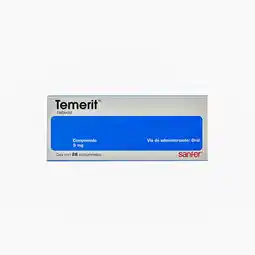 Farmacias YZA Temerit 5mg 28 tabs oferta