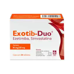 Farmacias YZA Exotib duo 10mg/20mg 28 tabs oferta