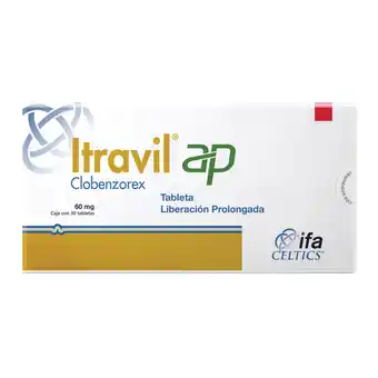 Farmacias YZA Itravil ap liberacion prolo 60mg 30 tabs oferta