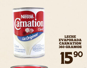 Alsuper Leche Evaporada Carnation 360 Gramos oferta
