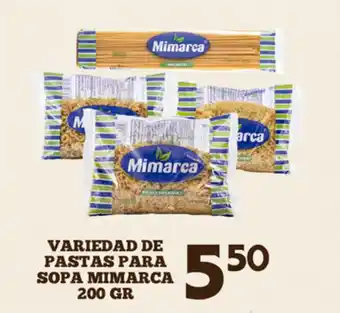 Variedad de Pastas para Sopa Mimarca 200GR
