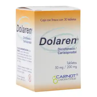 Farmacias YZA Dolaren 50mg/200mg 30 gra oferta