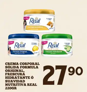 Alsuper Crema Corporal Solida Formula Original, Frescura Hidratante o Suavidad Nitritiva Real 220Gr oferta