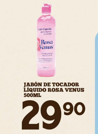 Alsuper Jabon de Tocador Liquido Rosa Venus 500mL oferta