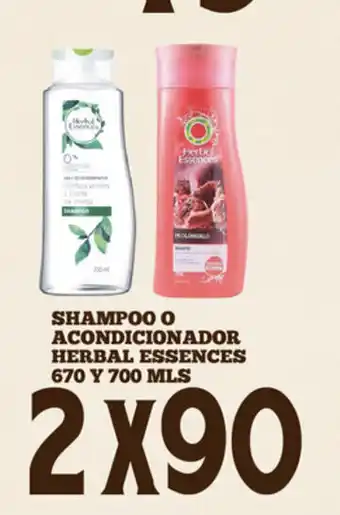 Alsuper Shampoo o Acondicionador Herbal Essences 670 Y 700 MLS oferta