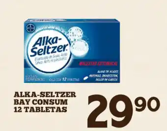 Alsuper Alka-Seltzer Bay Consum 12 Tabletas oferta