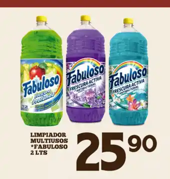 Alsuper Limpiador Multiusos *Fabuloso 2lts oferta