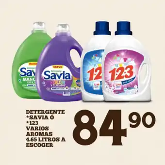 Alsuper Detergente *Salva *123 Varios Aromas 4.65 Litros A Escoger oferta