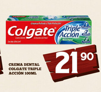 Alsuper Crema Dental Colgate Triple Accion 100ml oferta
