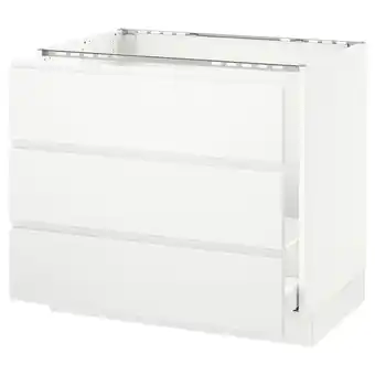 IKEA Sektion gabin bajo p/tarja y bote de basura, blanco maximera/voxtorp blanco mate, 91x61x76 cm oferta