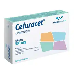 Farmacias YZA Cefuracet 500mg 10 tabs oferta