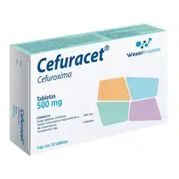 Farmacias YZA Cefuracet 500mg 10 tabs oferta