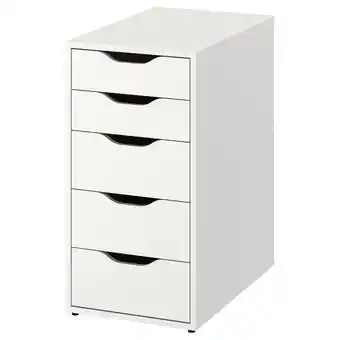 IKEA Alex cajonera, blanco, 36x70 cm oferta