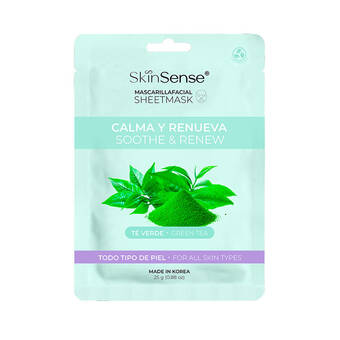 Farmacia San Pablo Skin sense mascarilla facial de tela con té verde para todo tipo de piel oferta