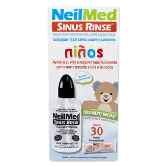Neilmed sinus rinse enjuague nasal salino suave y calmante para niños