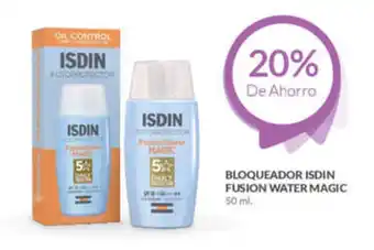 Farmacias Guadalajara BLOQUEADOR ISDIN FUSION WATER MAGIC 50 ml. oferta