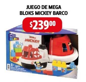Farmacias Guadalajara JUEGO DE MEGA BLOKS MICKEY BARCO oferta