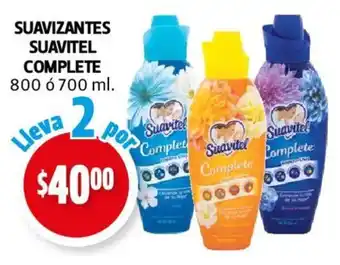 Farmacias Guadalajara SUAVIZANTES SUAVITEL COMPLETE 800 ó 700 ml. oferta