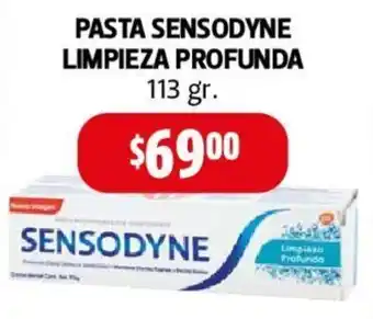 Farmacias Guadalajara PASTA SENSODYNE LIMPIEZA PROFUNDA 113 gr. oferta