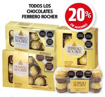 Farmacias Guadalajara TODOS LOS CHOCOLATES FERRERO ROCHER oferta