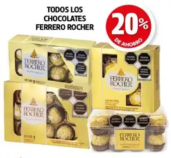 Farmacias Guadalajara TODOS LOS CHOCOLATES FERRERO ROCHER oferta
