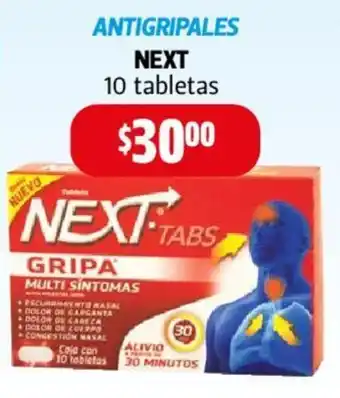 Farmacias Guadalajara NEXT 10 tabletas oferta