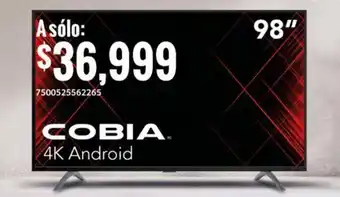 City Club COBIA 4K Android TV 98" oferta