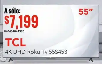 City Club TCL 4K UHD Roku TV 55" oferta