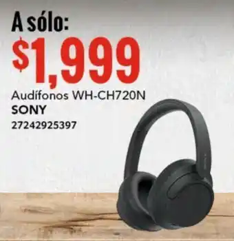 City Club Audífonos WH-CH720N SONY oferta