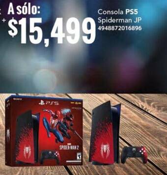 City Club Consola PS5 Spiderman JP oferta