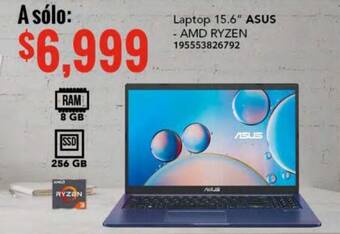 City Club Laptop 15.6" ASUS AMD RYZEN oferta