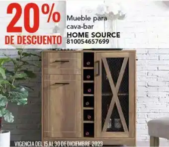 City Club Mueble para cava-bar HOME SOURCE oferta