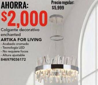 City Club Colgante decorativo enchanted ARTIKA FOR LIVING oferta