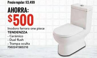 City Club Inodoro ferrara one piece TENDENZZA oferta